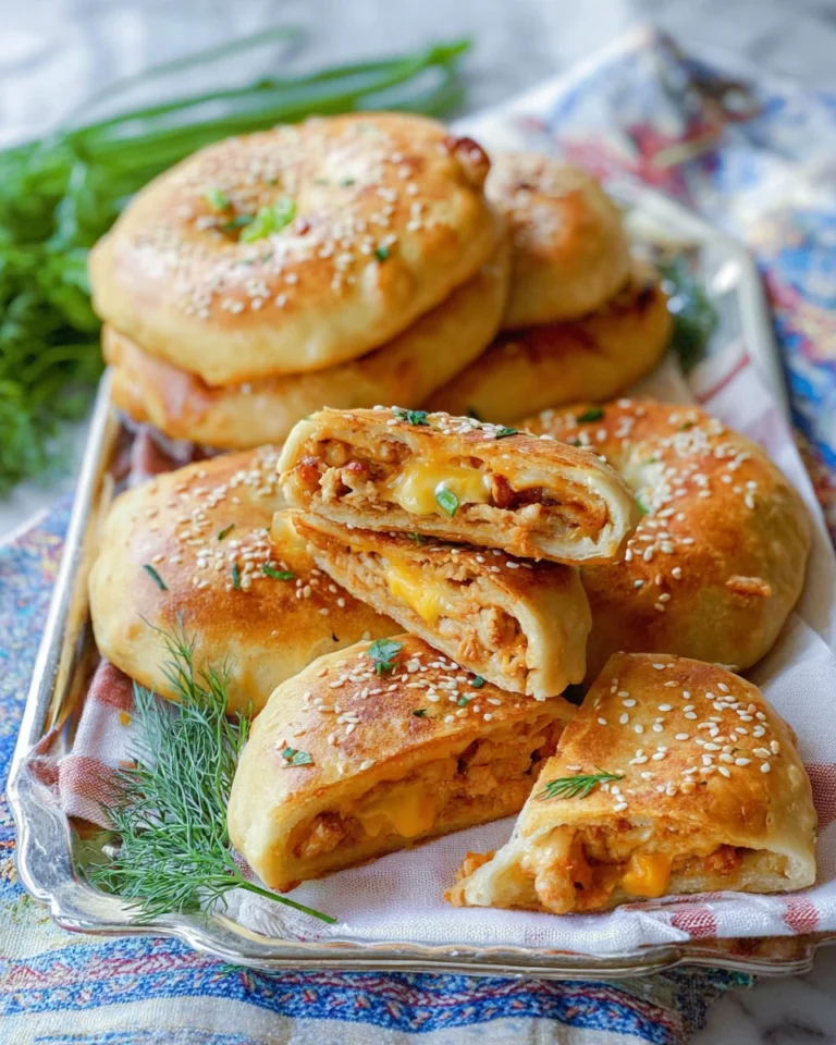 Cheesy Bacon & Cheese Chicken Piroshki
