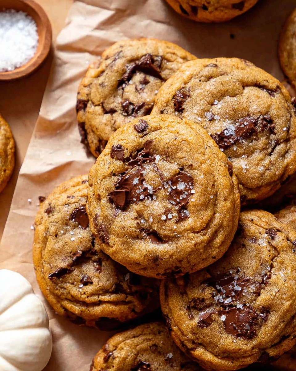 Chewy Pumpkin Chocolate Chip Cookies