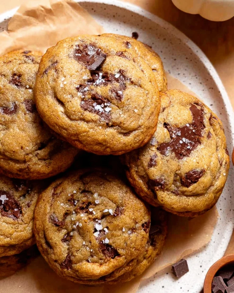 Chewy Pumpkin Chocolate Chip Cookies