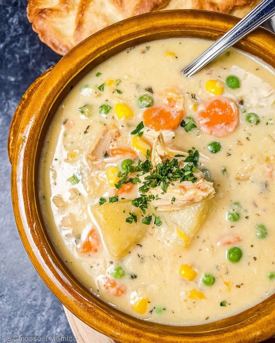Chicken (or Turkey) Pot Pie Soup