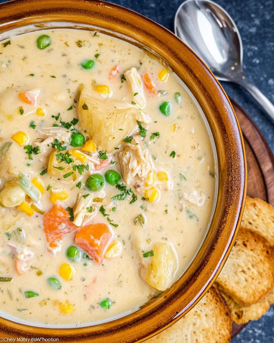 Chicken (or Turkey) Pot Pie Soup