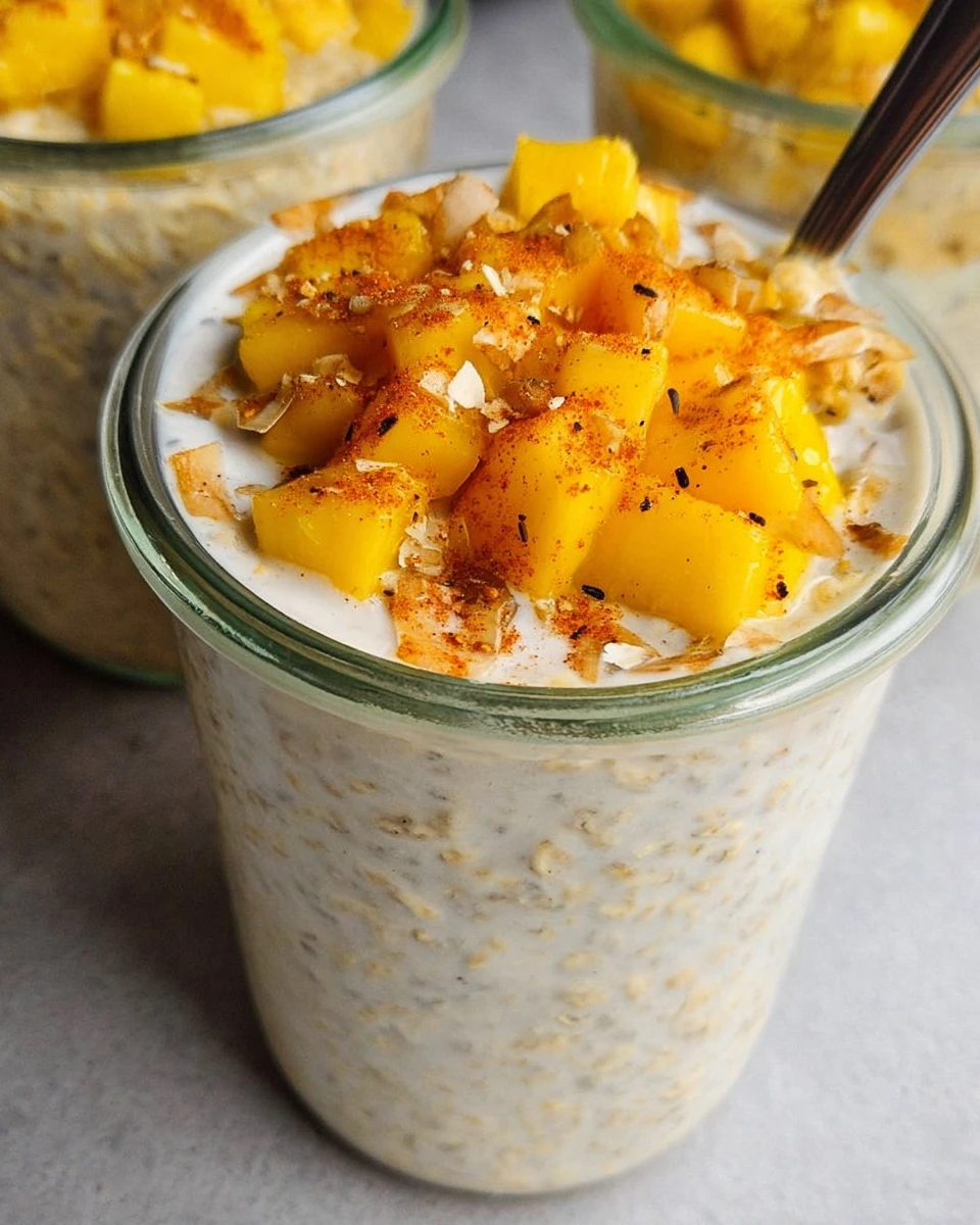 Cinnamon Mango Overnight Oats