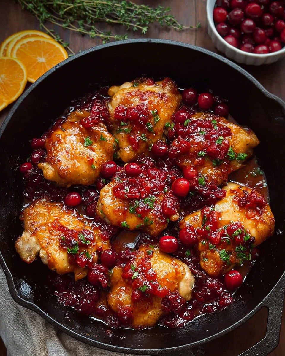 Cranberry Orange Chicken