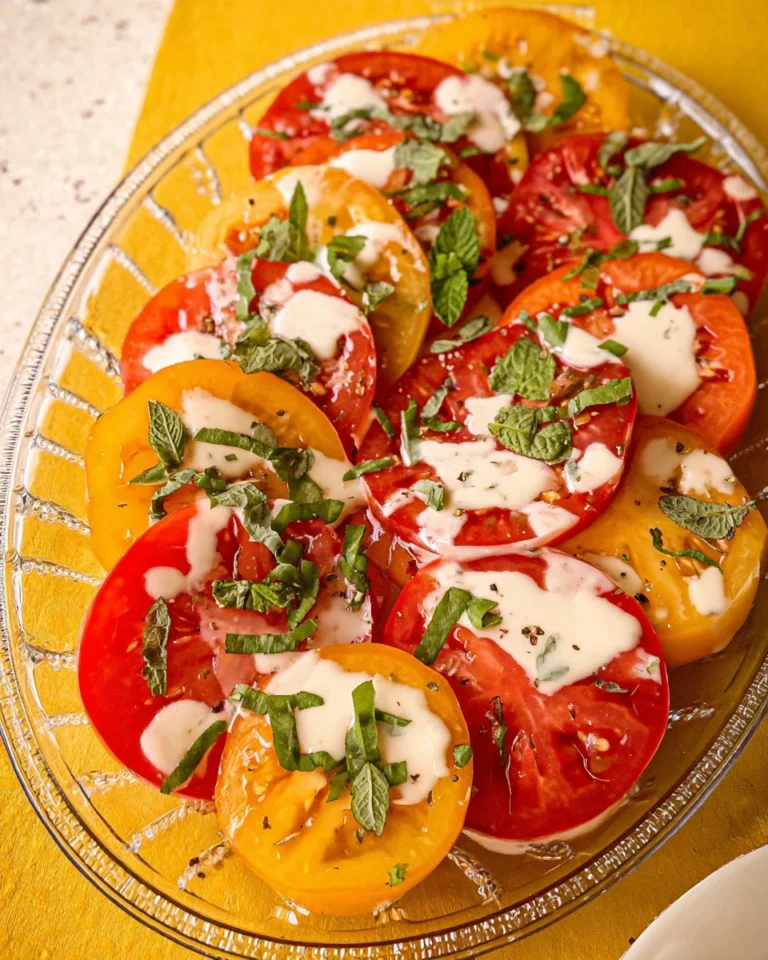 Creamy Backyard Tomato Salad