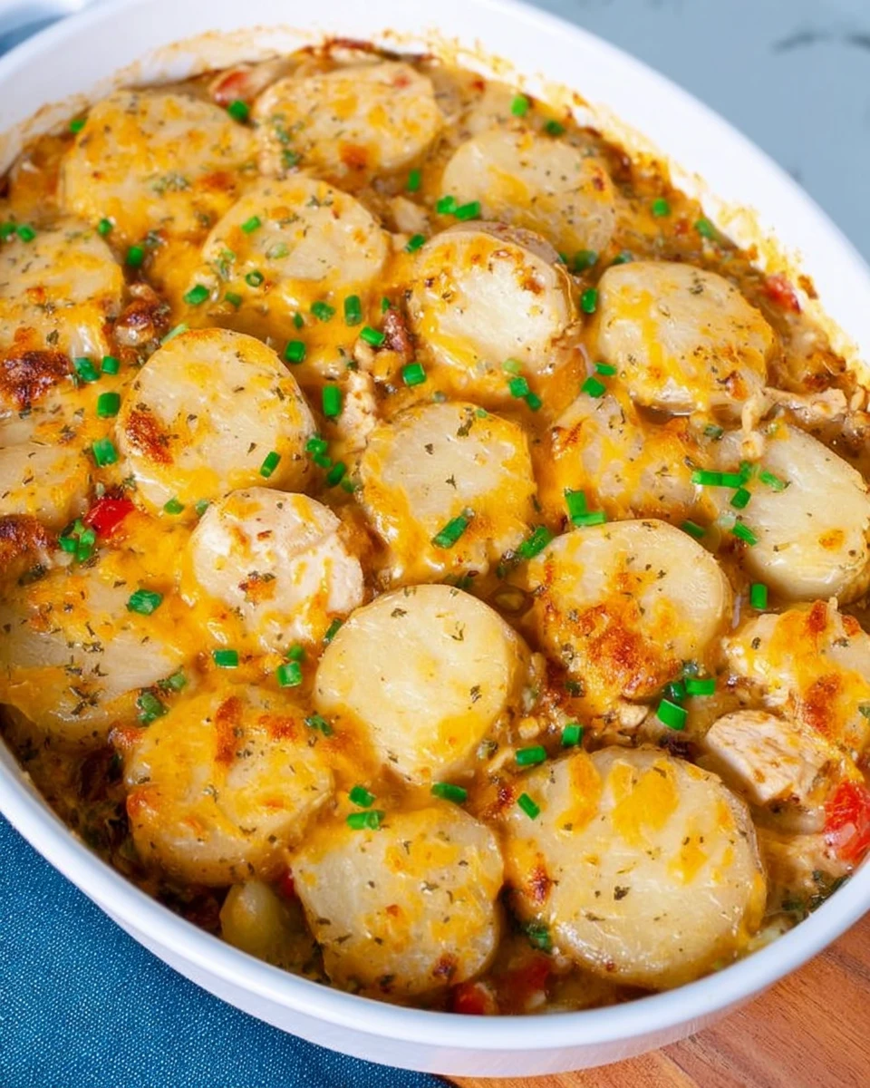 Creamy Potato & Chicken Casserole