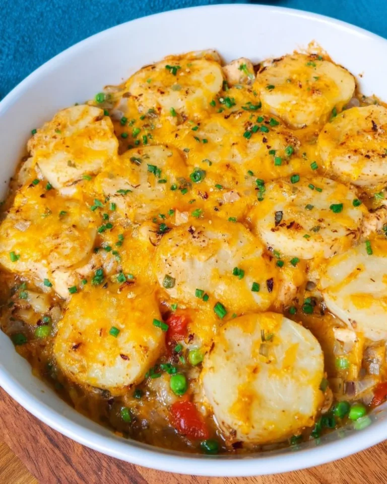 Creamy Potato & Chicken Casserole