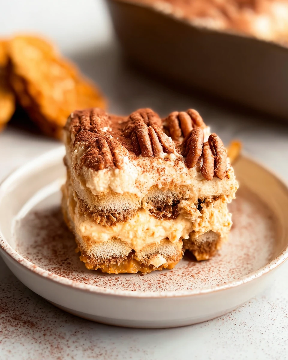 Creamy Pumpkin Tiramisu