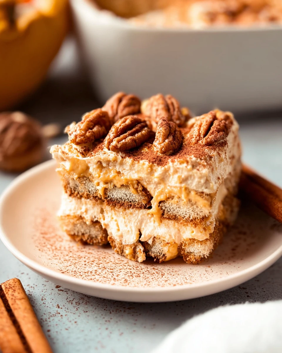 Creamy Pumpkin Tiramisu
