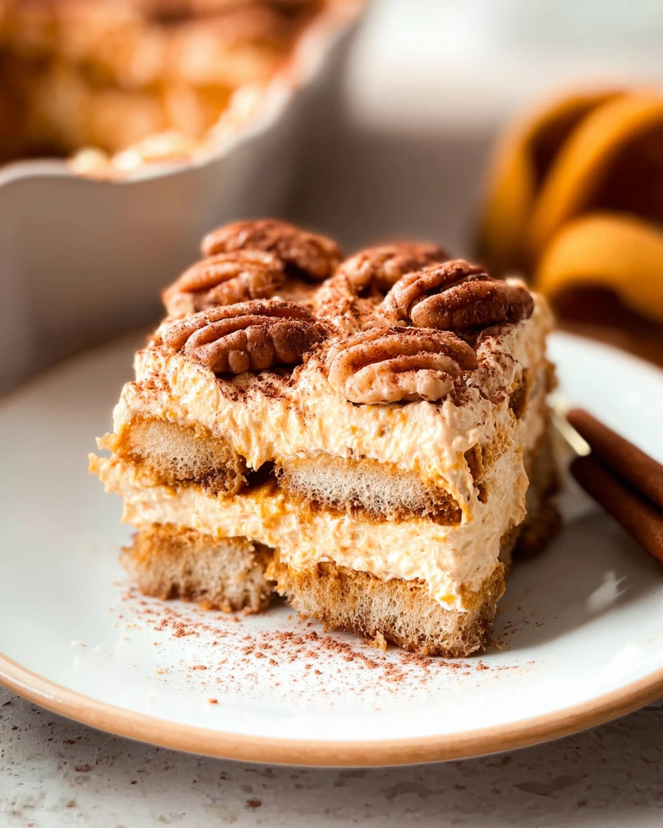 Creamy Pumpkin Tiramisu