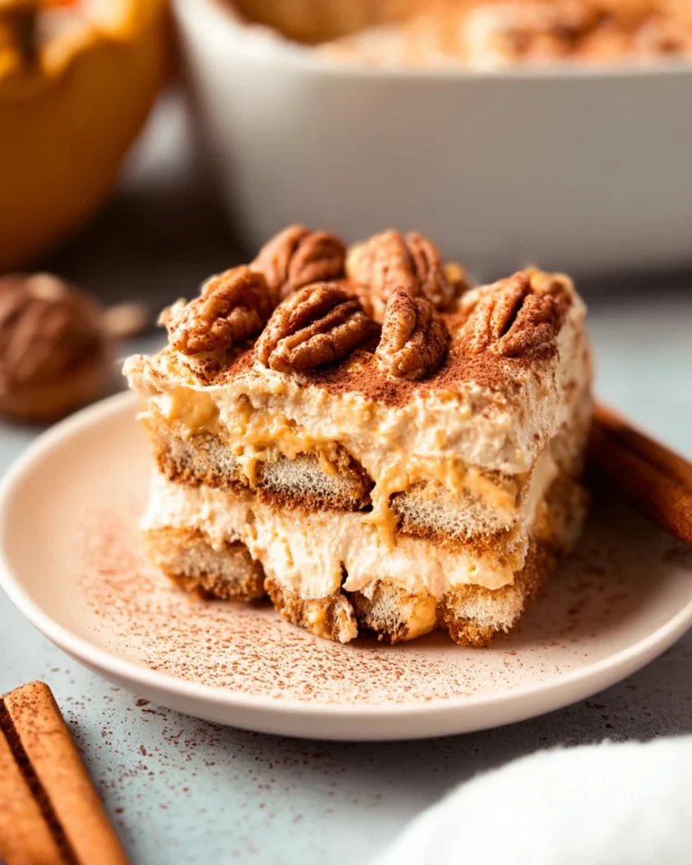 Creamy Pumpkin Tiramisu