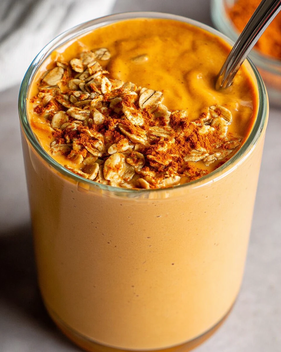 Creamy Sweet Potato Smoothie w/ Protein