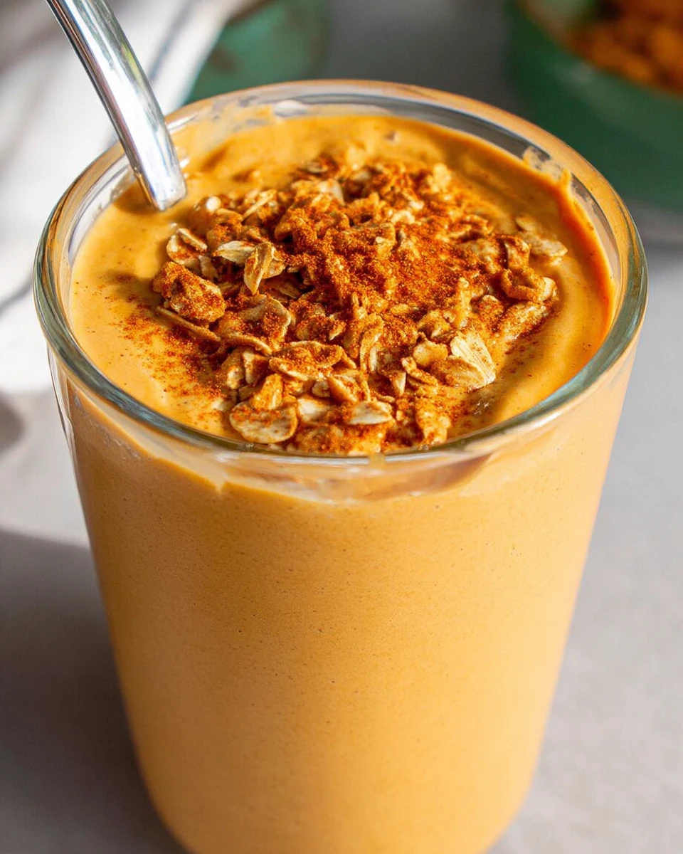 Creamy Sweet Potato Smoothie w/ Protein