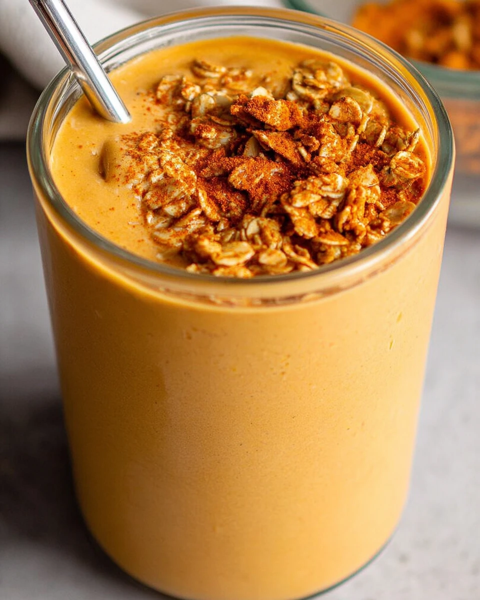 Creamy Sweet Potato Smoothie w/ Protein