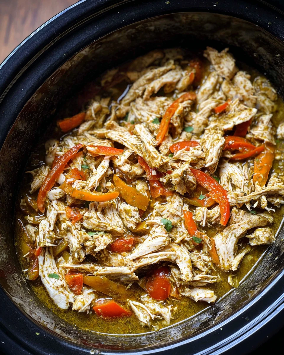 Crockpot Salsa Verde Chicken