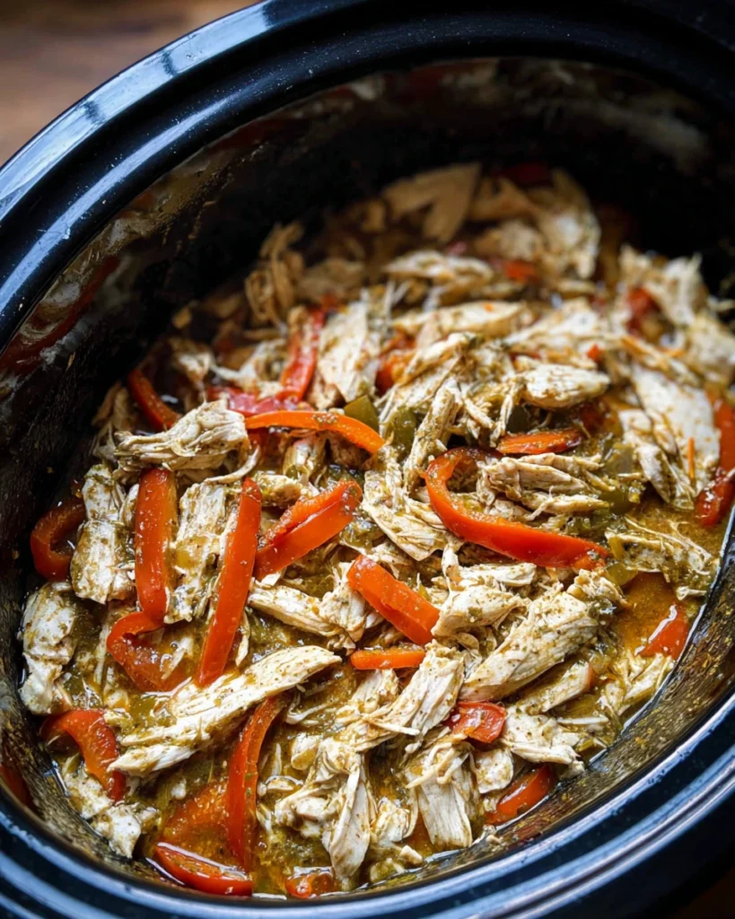 Crockpot Salsa Verde Chicken