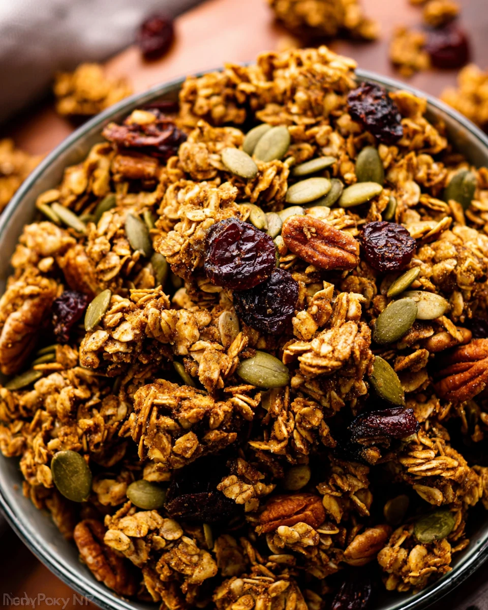 Crunchy Pumpkin Spice Granola