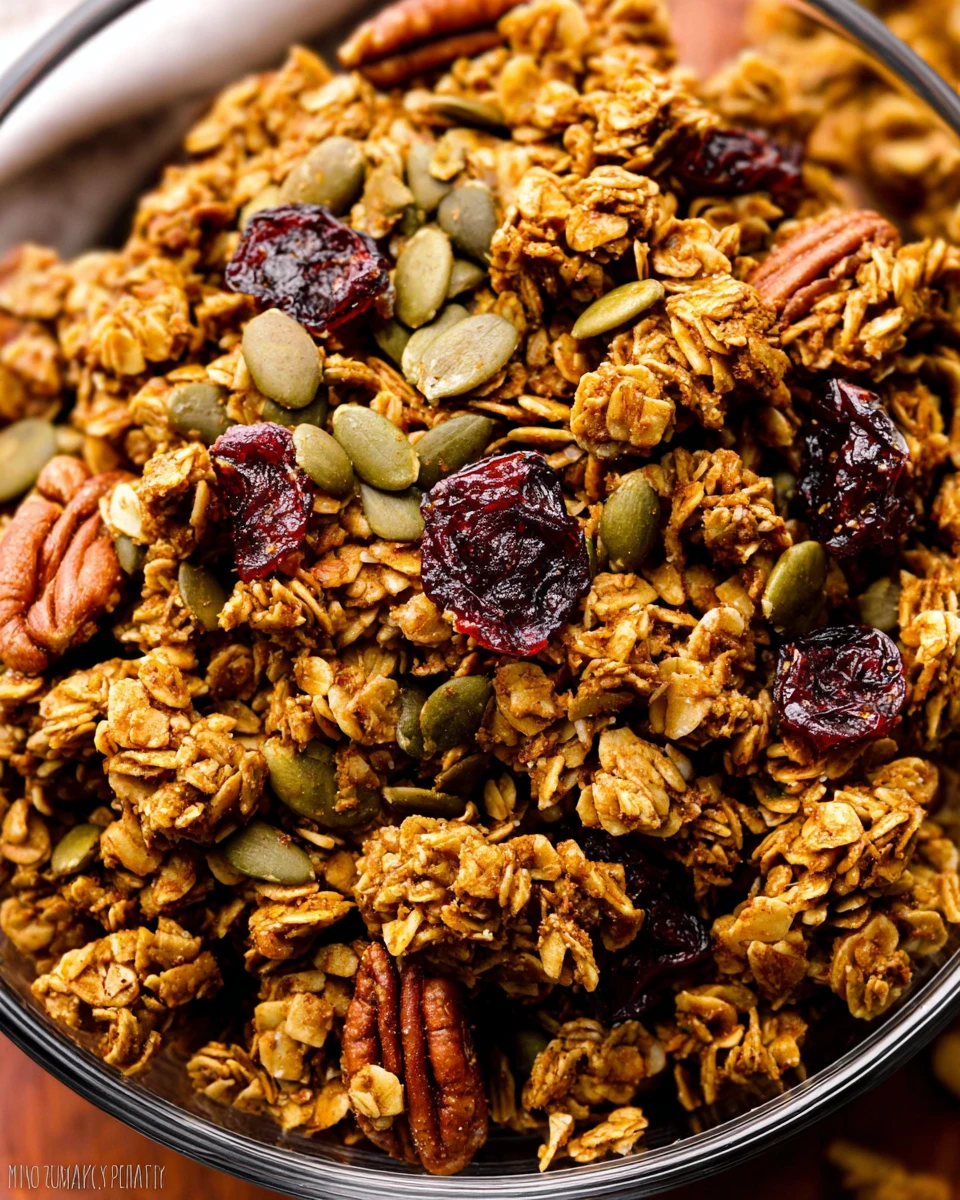 Crunchy Pumpkin Spice Granola