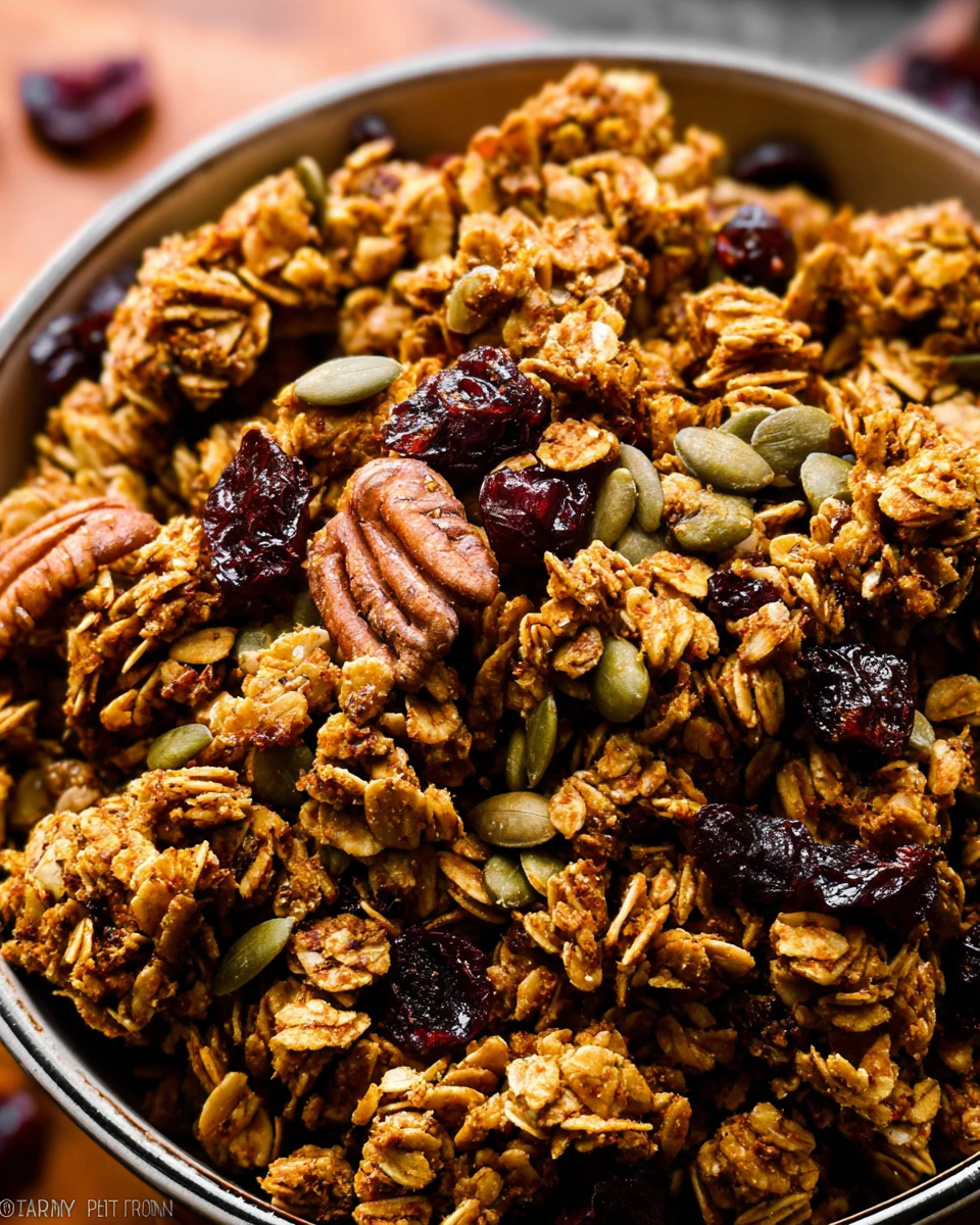 Crunchy Pumpkin Spice Granola