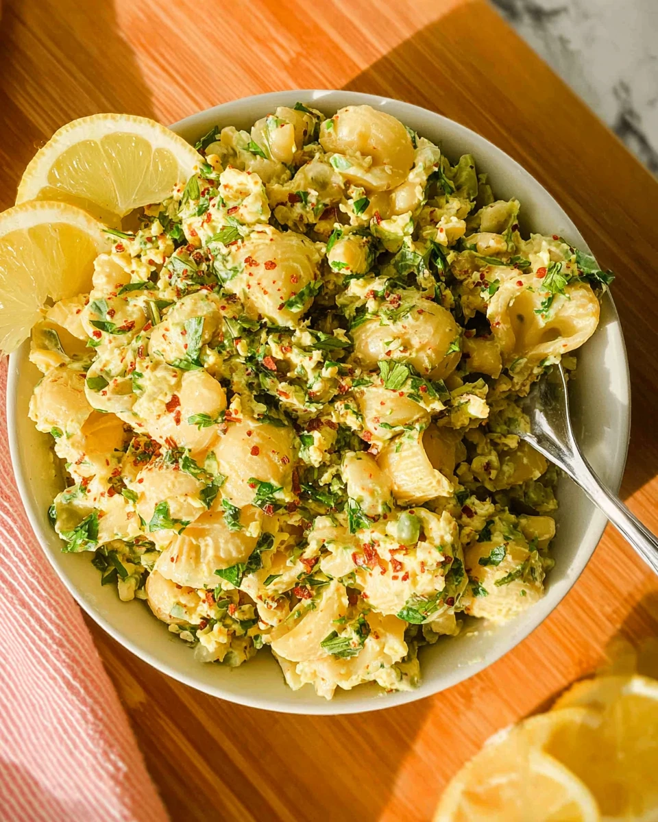 Deviled Egg Pasta Salad