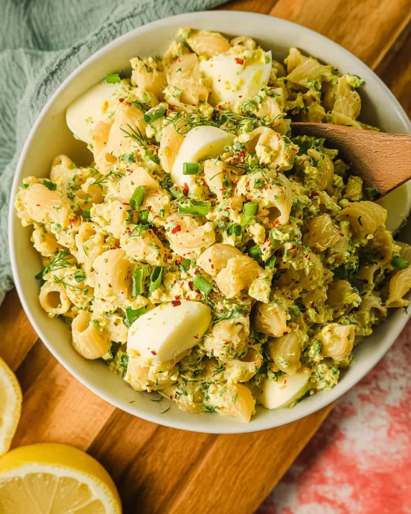 Deviled Egg Pasta Salad