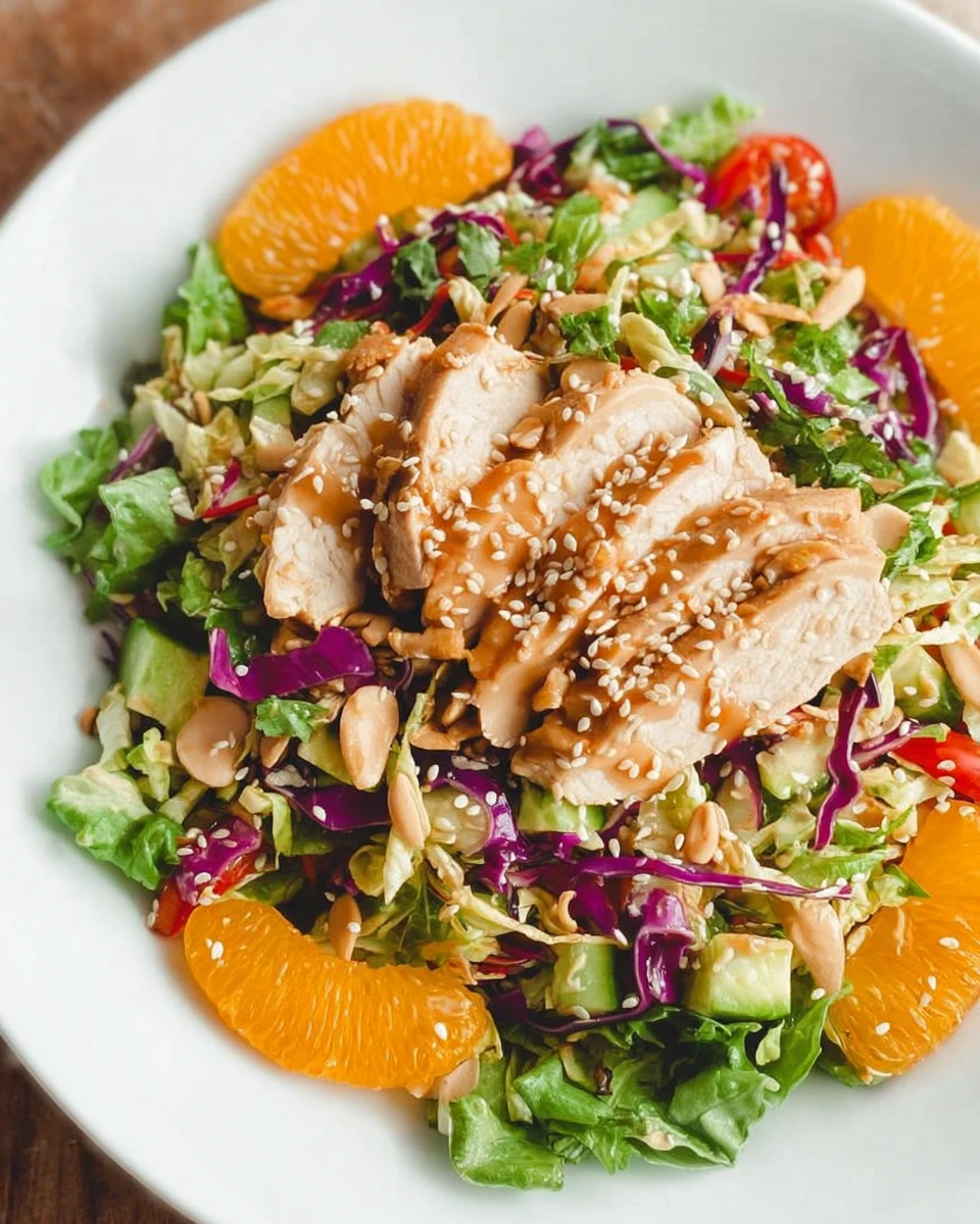 Easy Asian Salad with Chicken