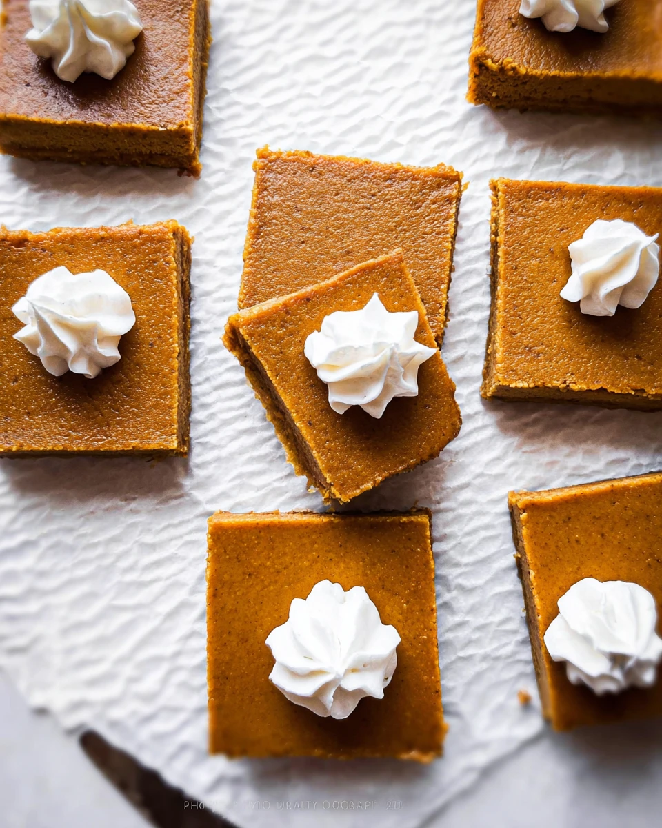Easy Pumpkin Pie Bars