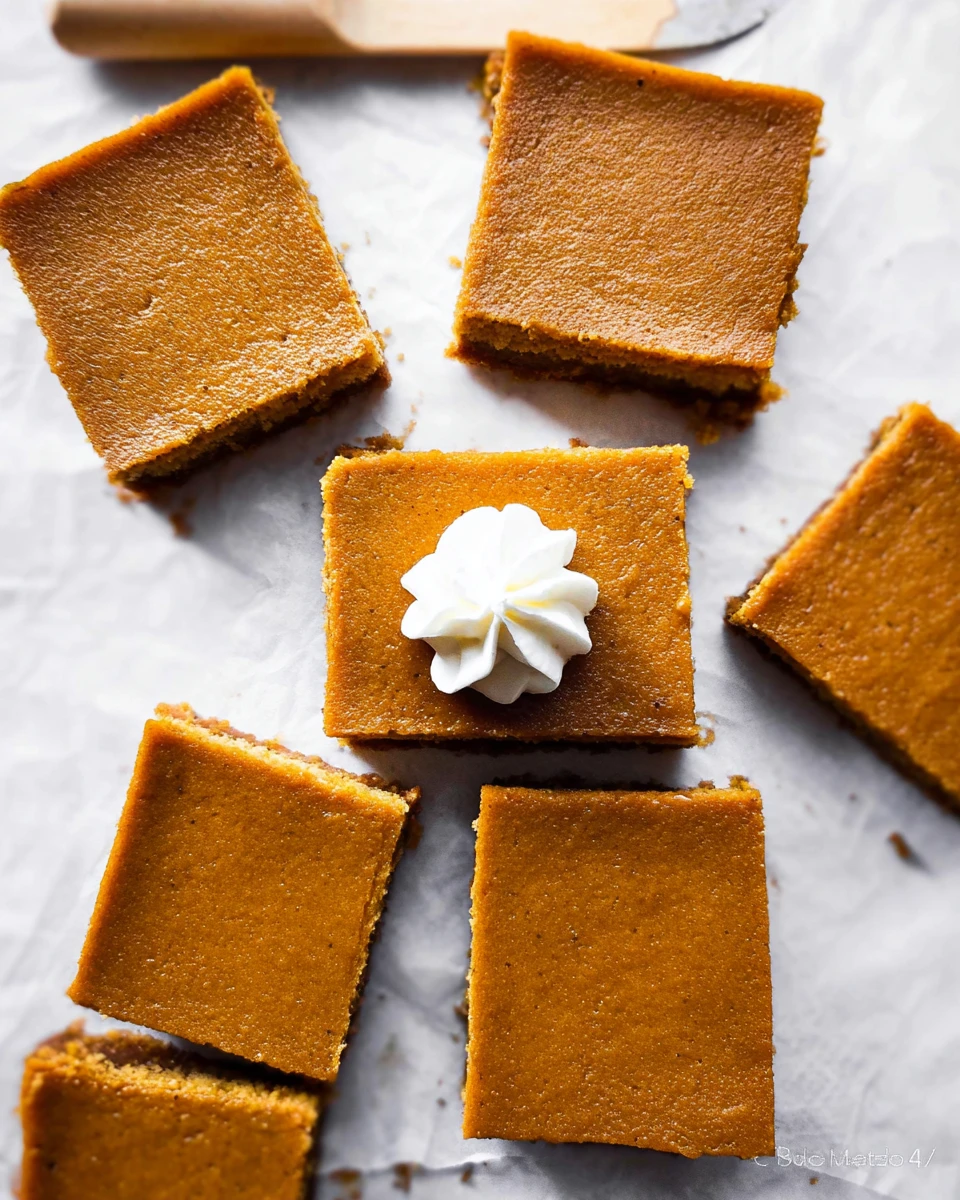 Easy Pumpkin Pie Bars