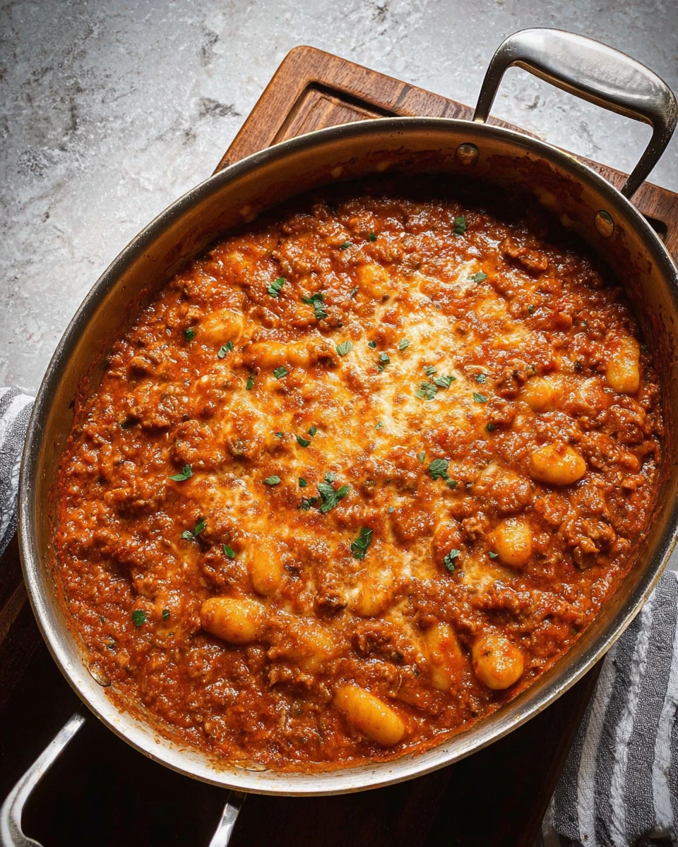 Easy Stovetop Gnocchi Lasagna