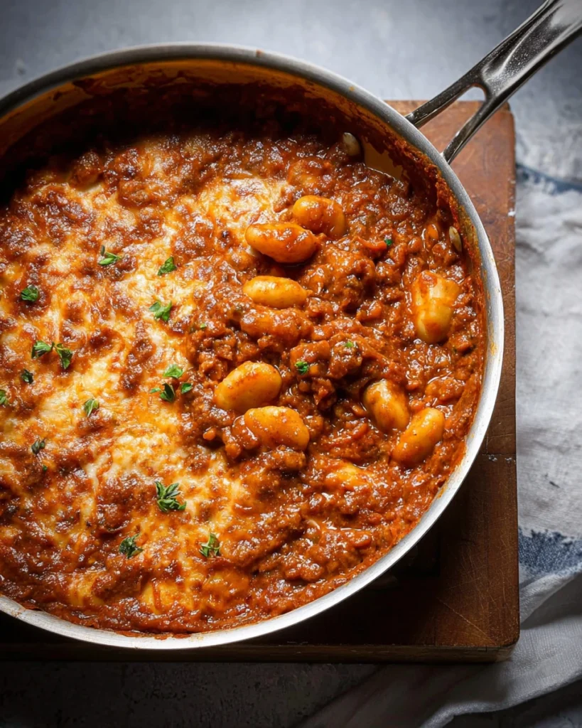 Easy Stovetop Gnocchi Lasagna