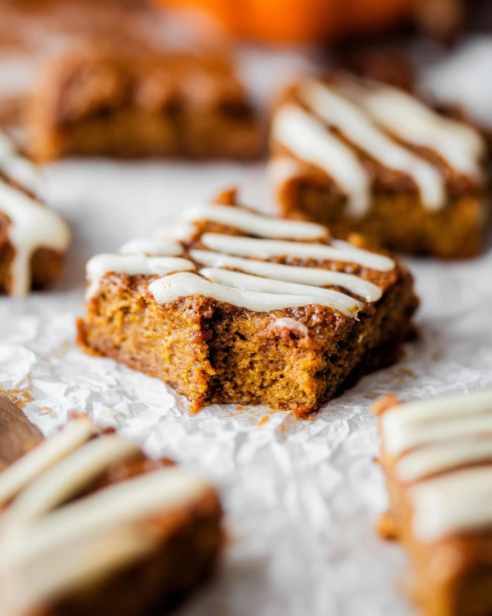 Flourless Pumpkin Bars