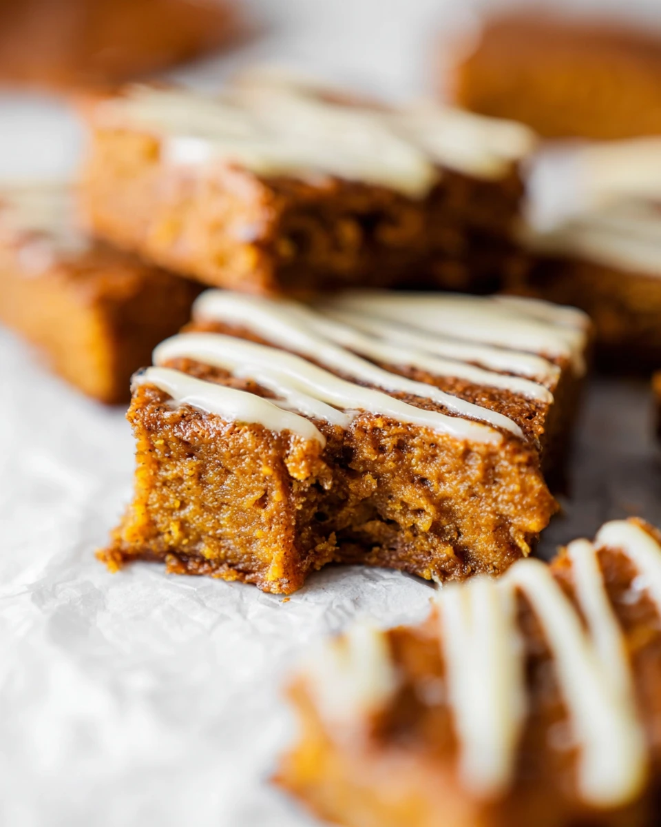 Flourless Pumpkin Bars