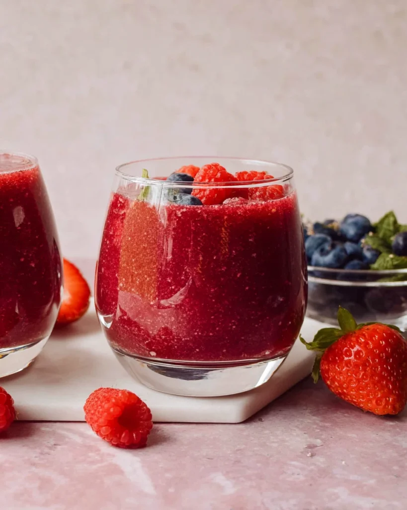 Frozen Raspberry Prosecco Sangria