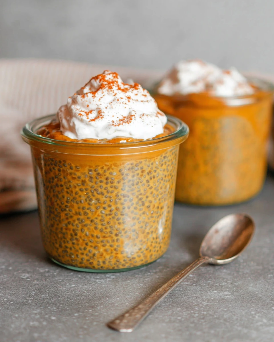 Healthy Pumpkin Chia Pudding