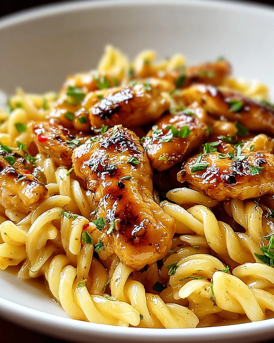 Honey Pepper Chicken Pasta