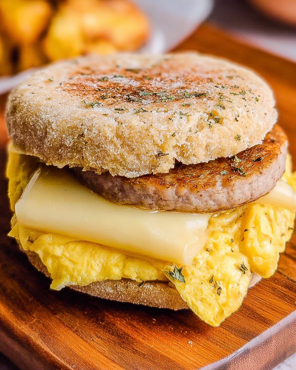 Meal Prep Freezer Breakfast Sandwiches
