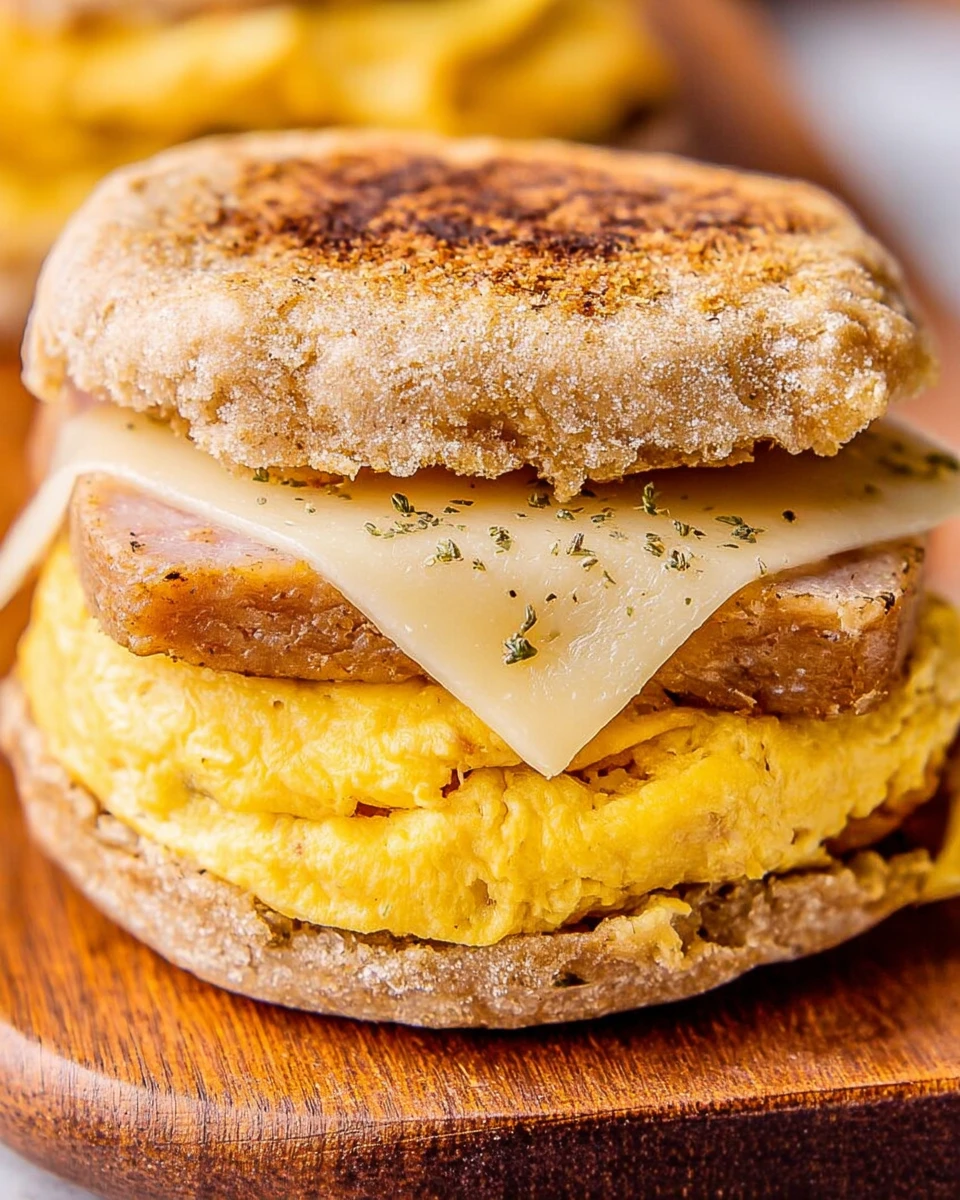 Meal Prep Freezer Breakfast Sandwiches