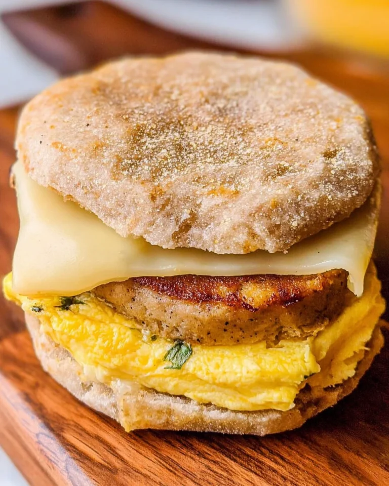 Meal Prep Freezer Breakfast Sandwiches