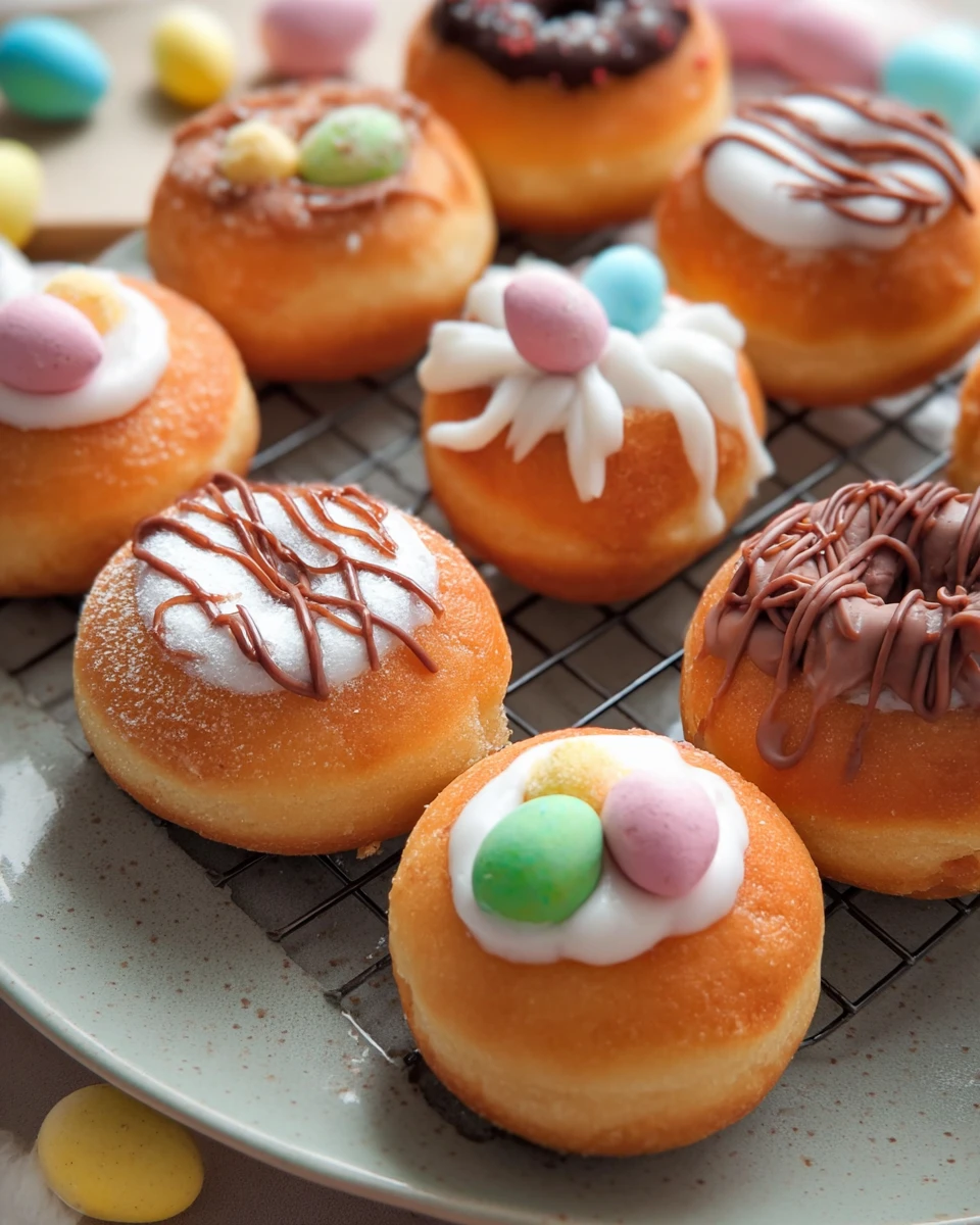 Mini Bird Nest Donuts