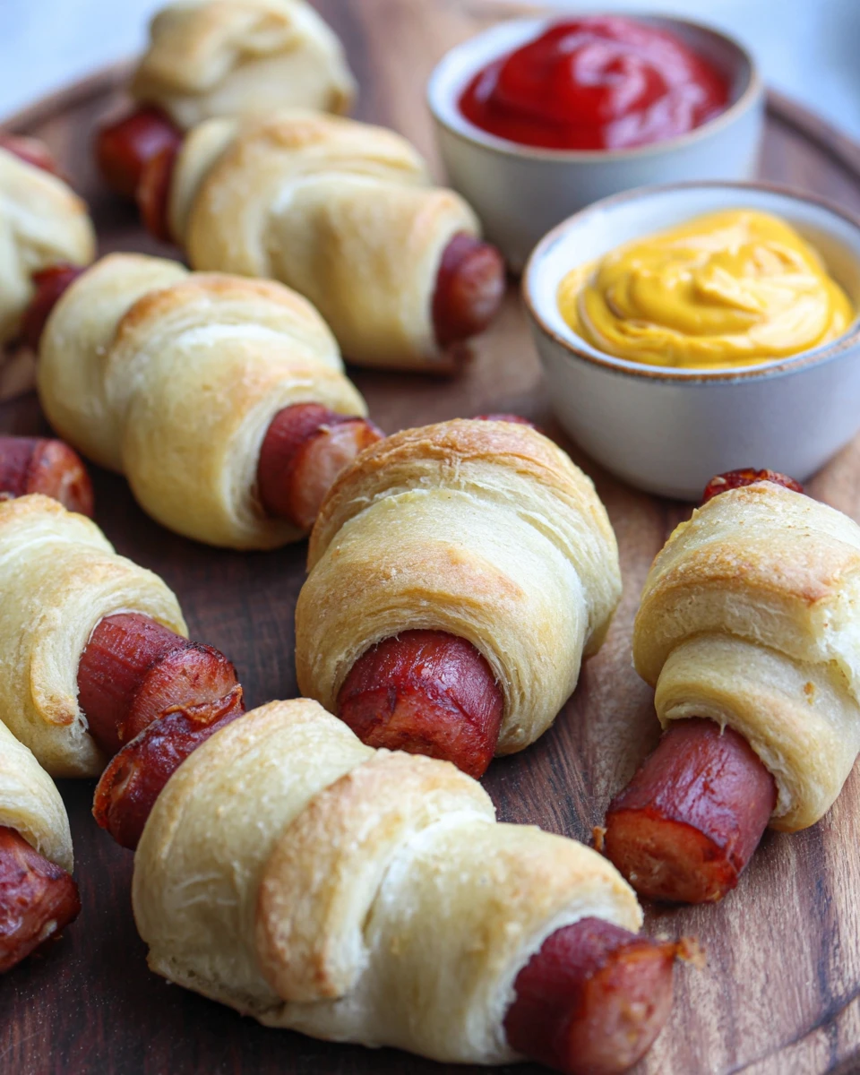 Mini Vegetarian Pigs in a Blanket
