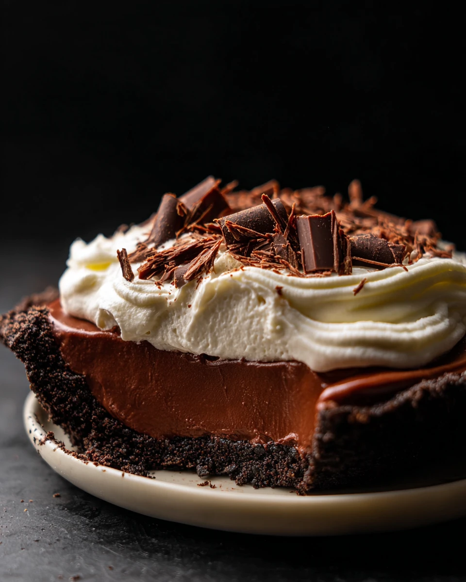 No-Bake Chocolate Pudding Pie