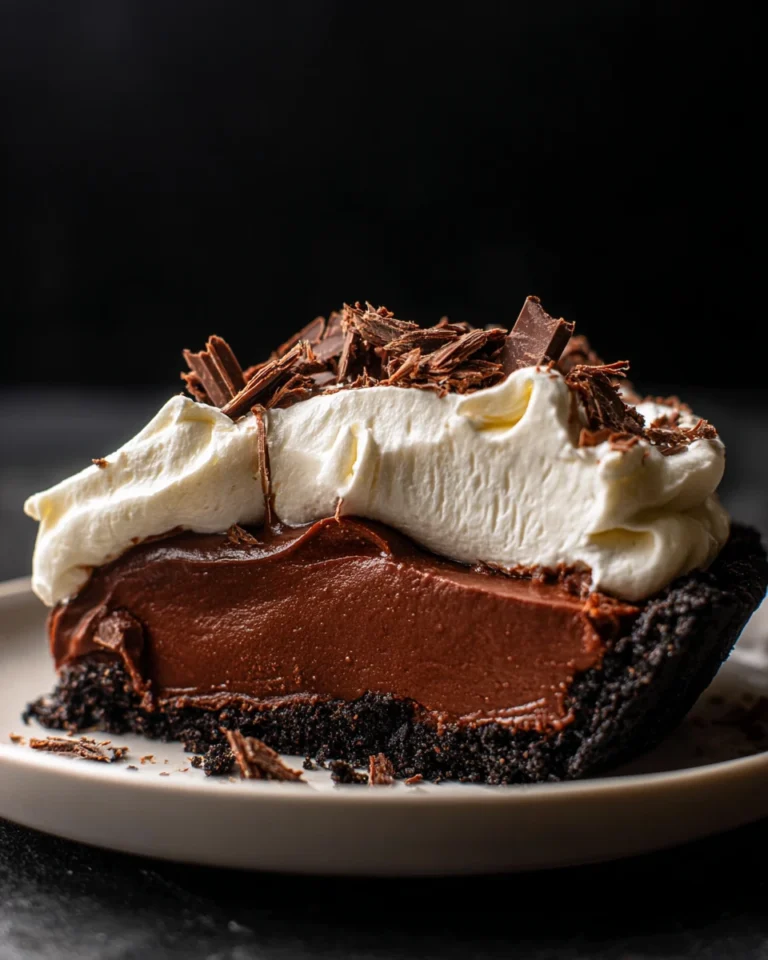 No-Bake Chocolate Pudding Pie