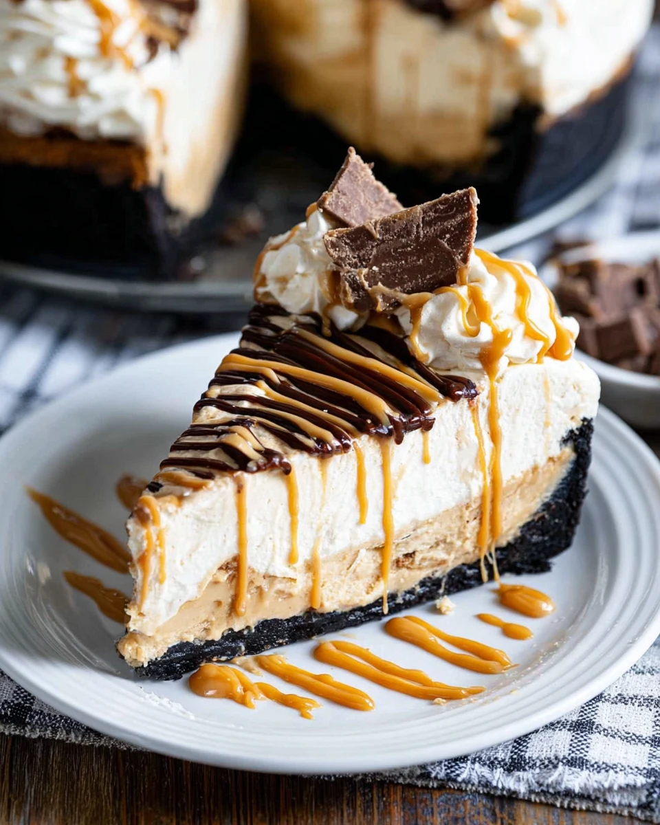 No Bake Peanut Butter Cheesecake