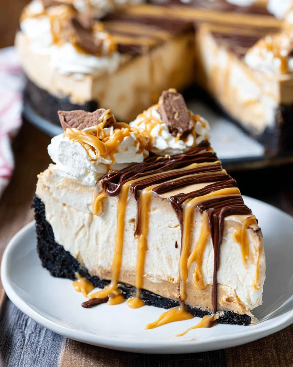 No Bake Peanut Butter Cheesecake