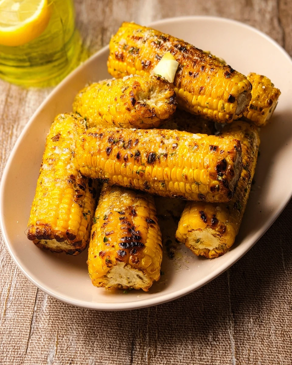 Parmesan Garlic Butter Grilled Corn