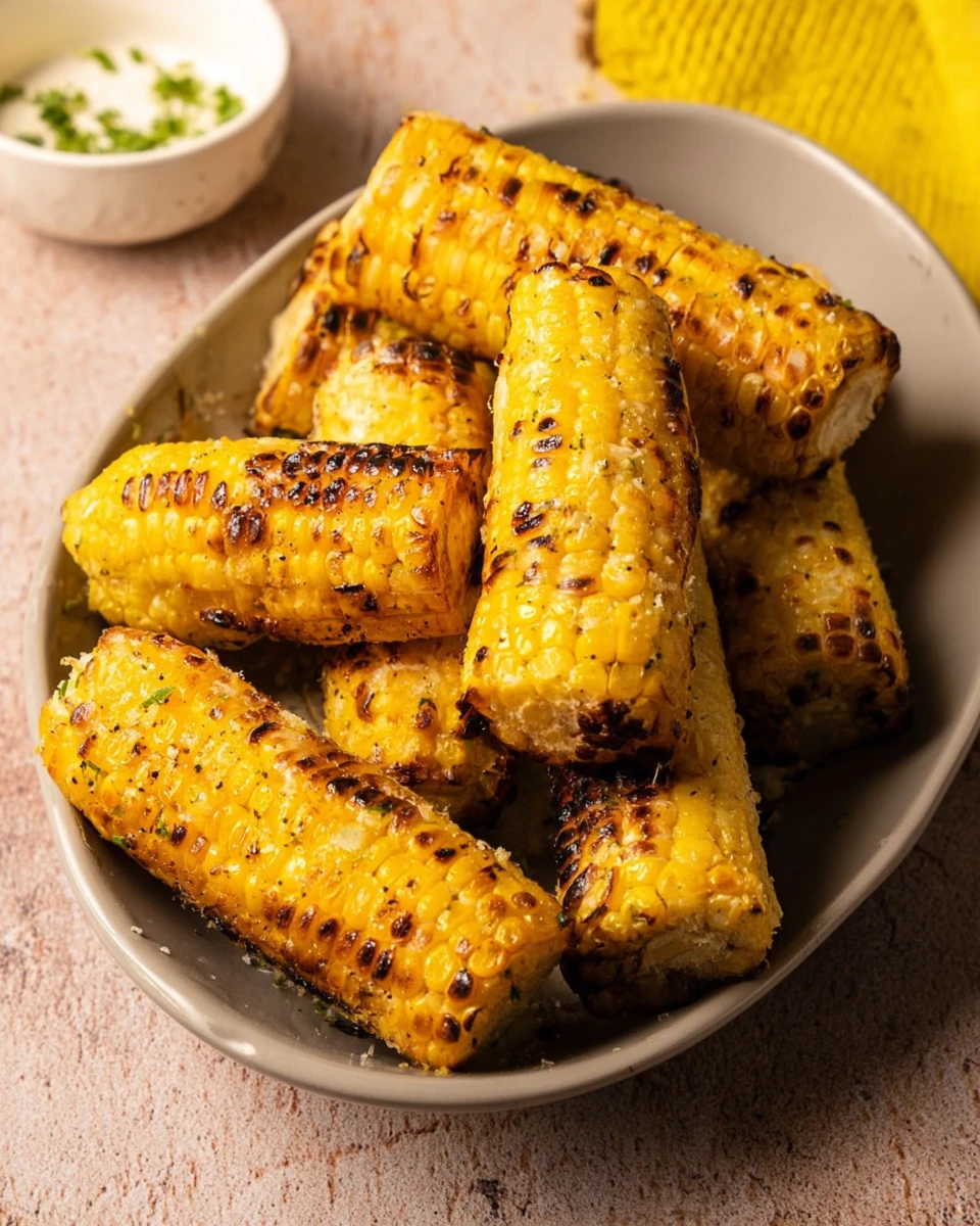 Parmesan Garlic Butter Grilled Corn