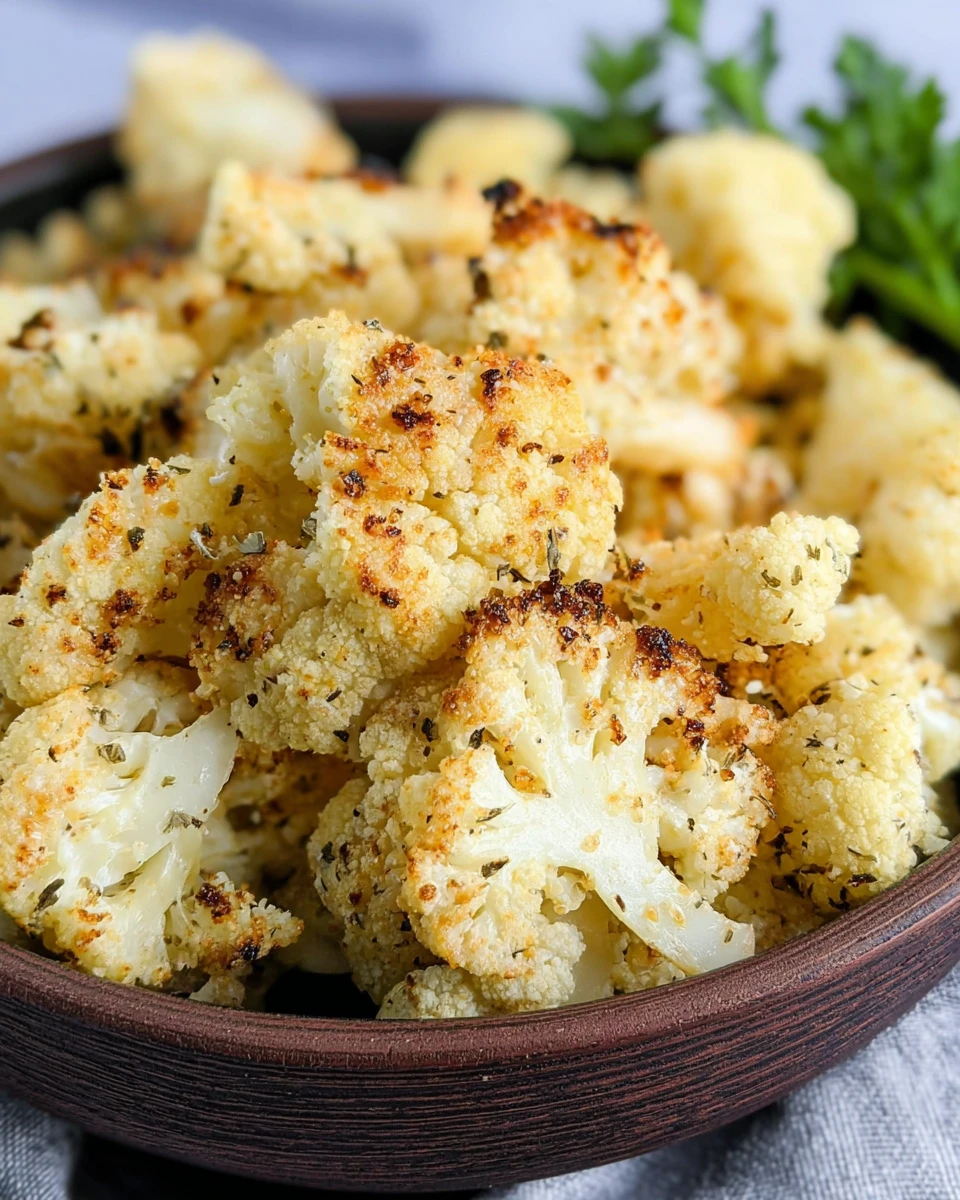 Parmesan Roasted Cauliflower