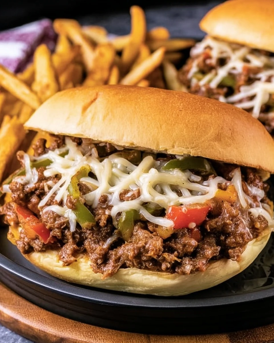 Philly Cheesesteak Sloppy Joes