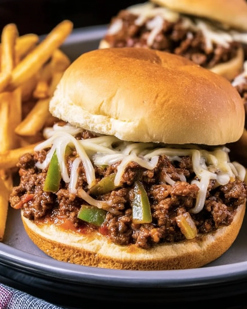Philly Cheesesteak Sloppy Joes