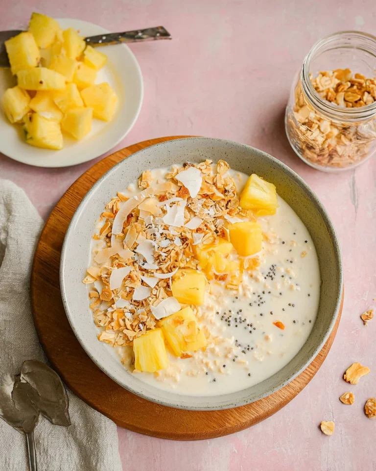 Pineapple Coconut Overnight Oats