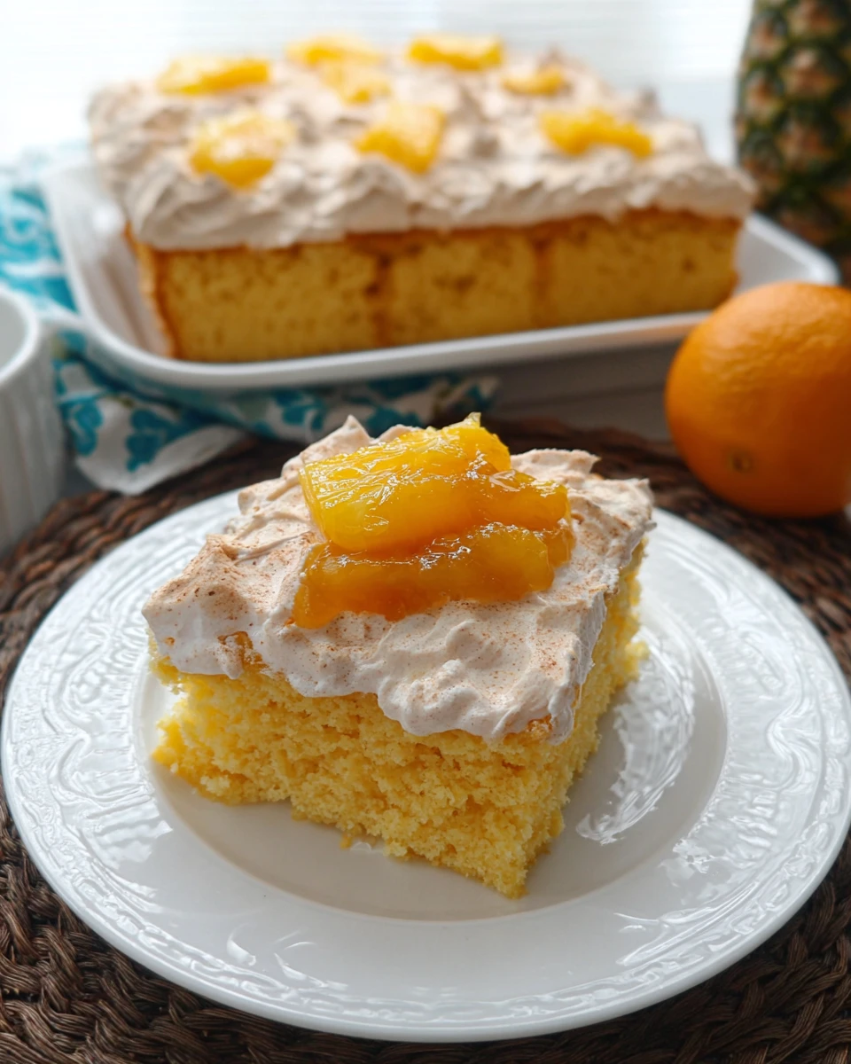 Pineapple Orange Cake